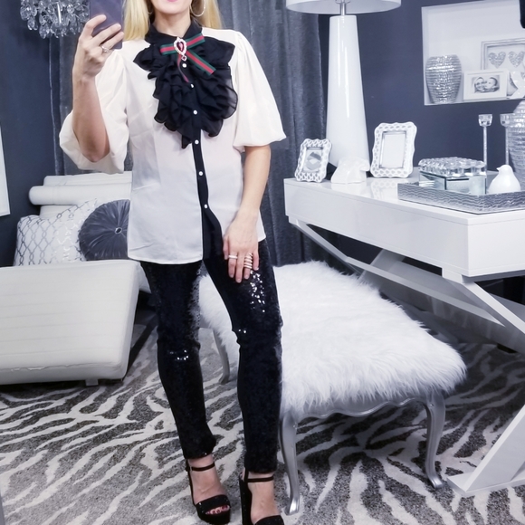 Sequin Front pants - Picture 6 of 6